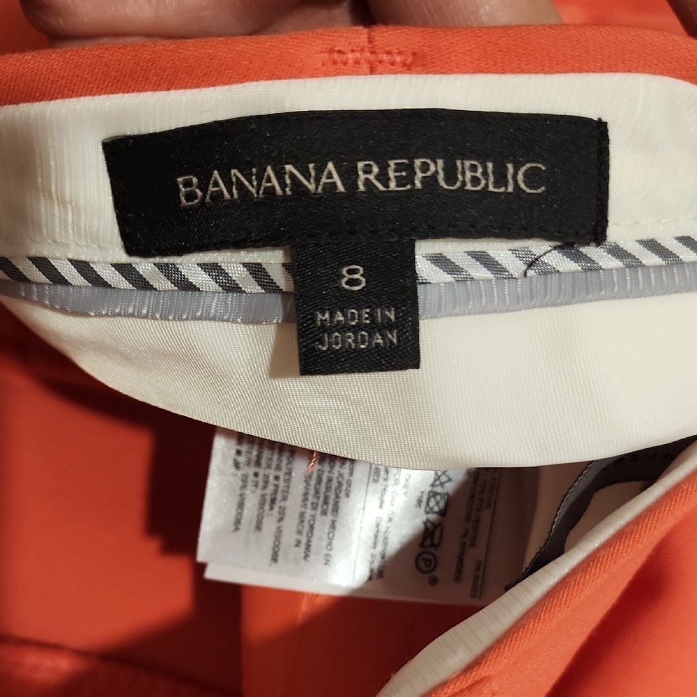 Banana Republic Avery Woman's Coral Pants - Picture 2 of 7